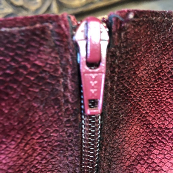 RARE Free People Barbary Velvet Snake Print Western Steel Tip Ankle Boots 37/7 - Picture 15 of 17